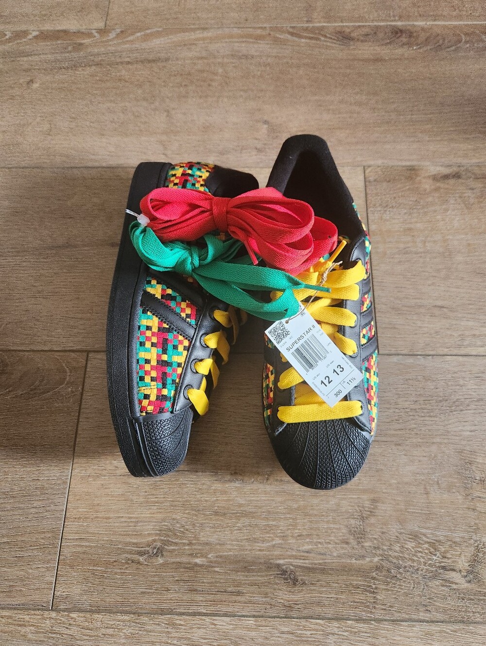 Men's Size 12 - Adidas Superstar II x Bob Marley 'Jamaica' IH9785 - Picture 2 of 8
